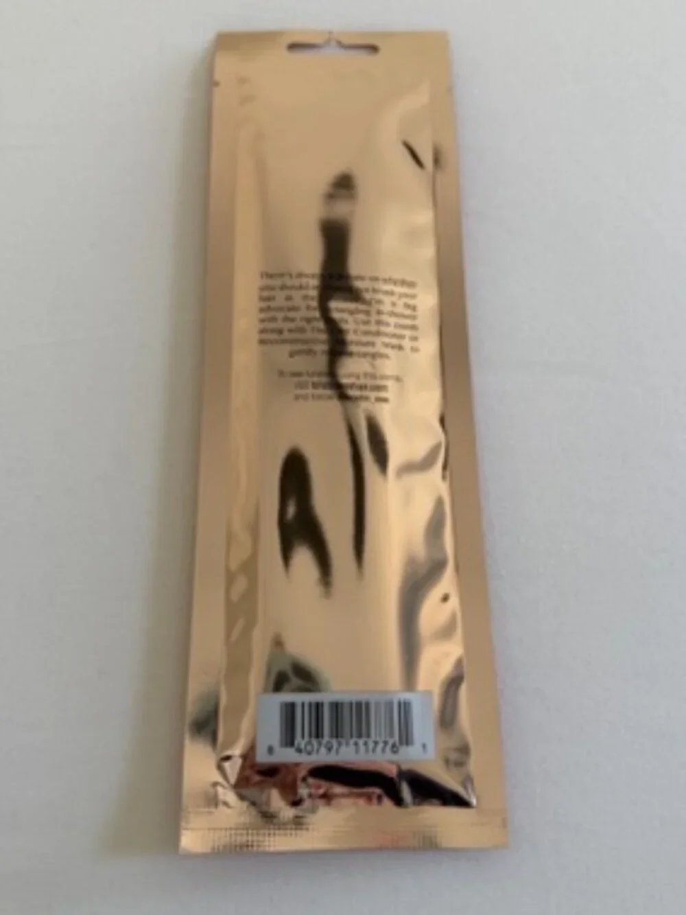 NWT KRISTIN ESS Rose Gold Wide Tooth Detangling Comb